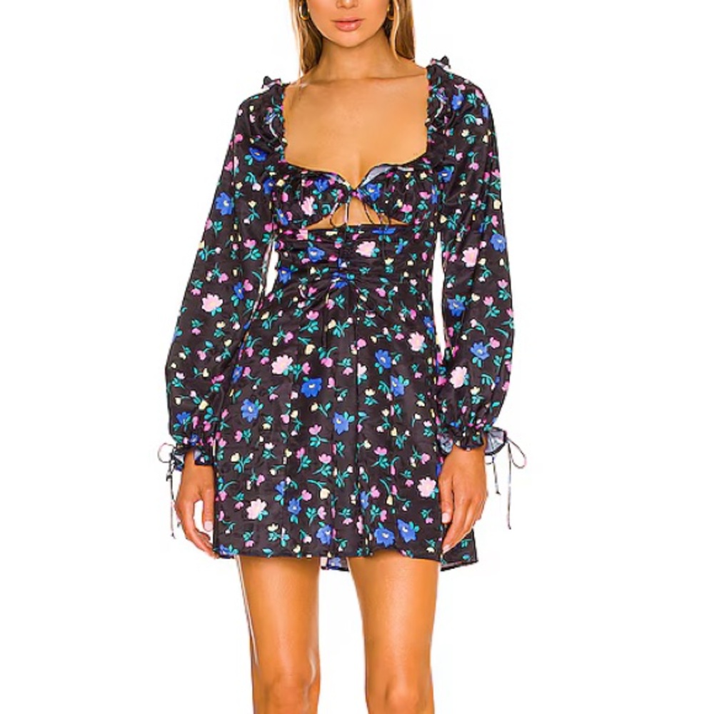 BNWT For Love and Lemons Lexy Mini Dress Sz Sm